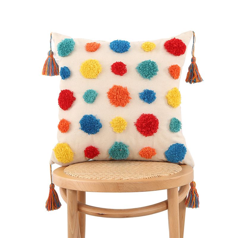Bohemian Tufted Kissenbezug Nordischer Kissenbezug für Sofa Wohnzimmer 45x45 Dekorative Kissen für Couch Auto Home Weihnachtsdeko_voghion.com