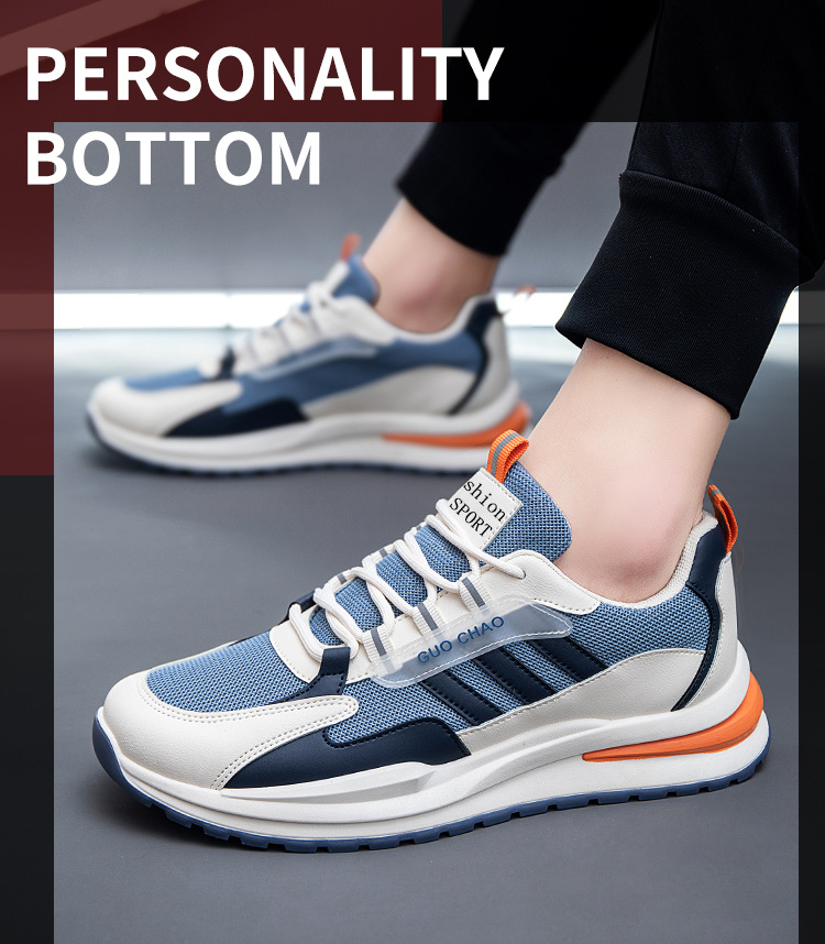 Nuove scarpe da rete per giovani primaverili ed estivi I produttori di scarpe da ginnastica casual da uomo Wenzhou li distribuiscono uno per uno_voghion.com