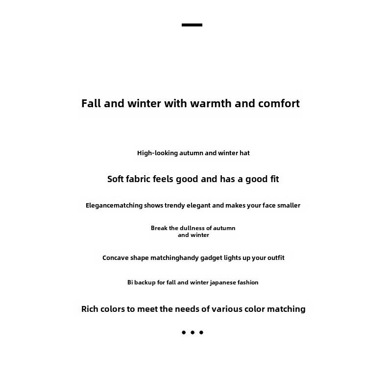 Hat Women's Spring and Autumn Thin New Japanese Style Cold Hat Shows Face Small Pullover Hat Big Head Wai Heap Hat Plain_voghion.com