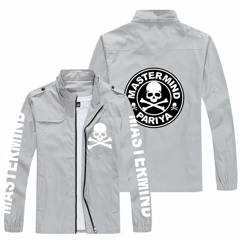 Veste coupe-vent décontractée à col montant pour jeunes, nouvelle mode automne 2021, cardigan à fermeture éclair pour moto_voghion.com
