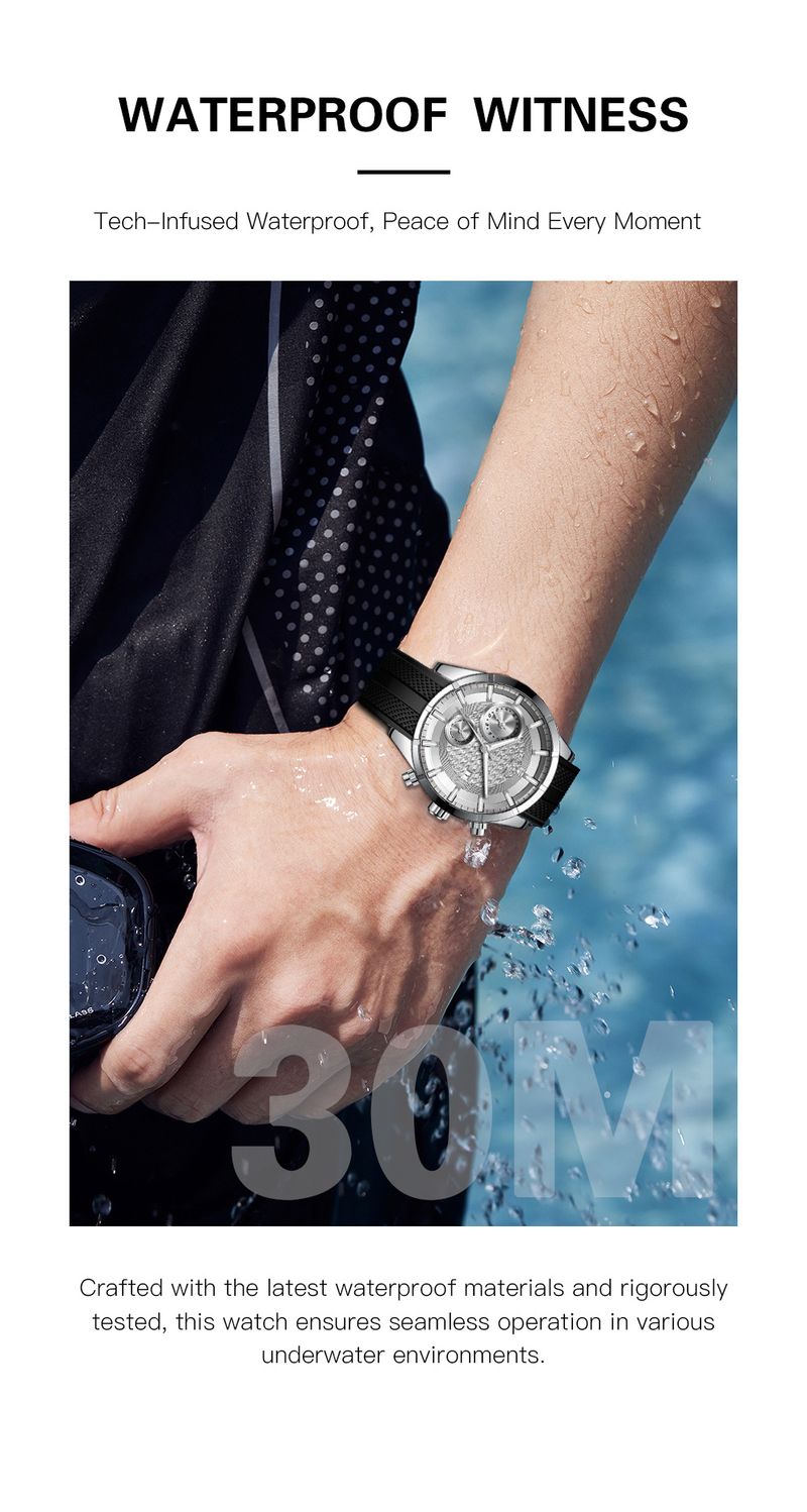 Chaxigo Trendy Moda Yeni Su Geçirmez Kemer Takvim Alaşımlı Çelik Kemer Aydınlık İş Kuvars Mekanik Saat_voghion.com