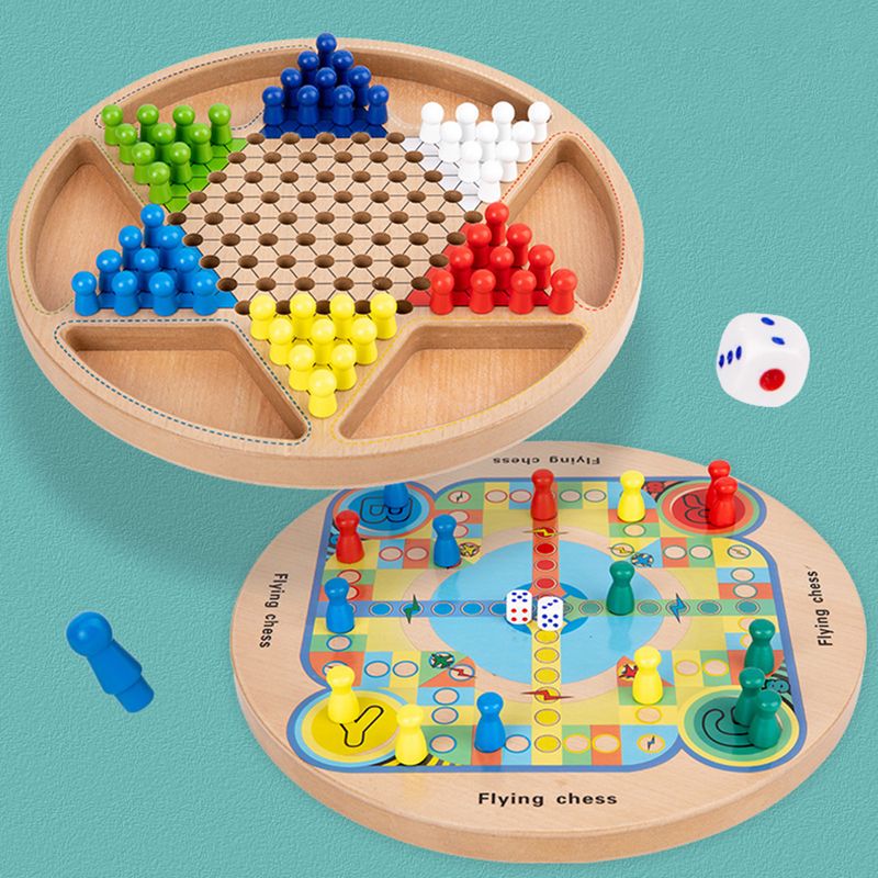 Gobang Non-toxic Family Game Environment Friendly Combo Game With Chess Ludo Chinese Checkers Toys For Kids_voghion.com