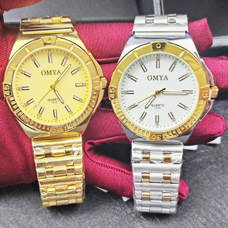 Herrenuhr Brieftasche Geschenkbox Set wasserdichte Quarzuhr Stahlarmband_voghion.com