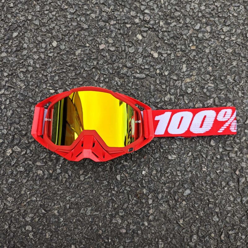 12,9 Yuan/Paar -100% Reitbrille, 100% Helm, Windschutzbrille, Motorrad-Offroad-Brille_voghion.com