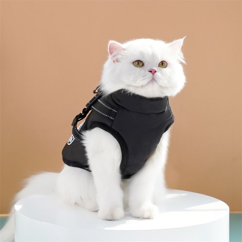 Giacca per cani di grossa taglia con imbracatura, vestiti caldi invernali per cani, per Labrador, impermeabile, cappotto per cani di grossa taglia, chihuahua, bulldog francese_voghion.com