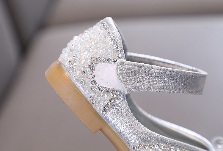Scarpe da ballo per bambina, bambina, principessa, con diamanti, singole, per spettacoli di danza, per bambini grandi_voghion.com