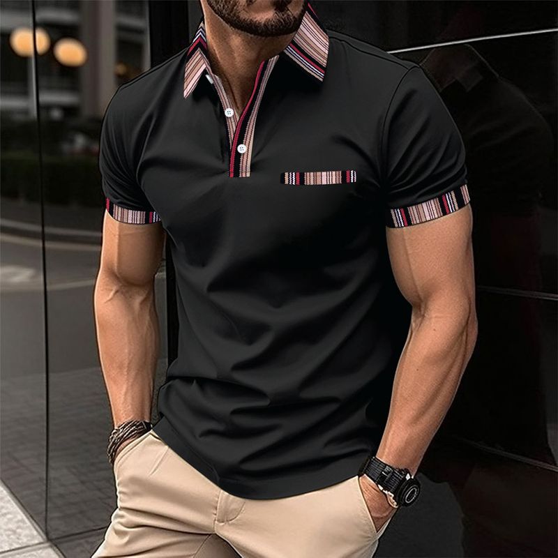 New Summer Fashion Button Polo Summer 3d Printed White Golf Short Sleeve Polo Business Casual Polo Streetwear Men Polo Shirt_voghion.com