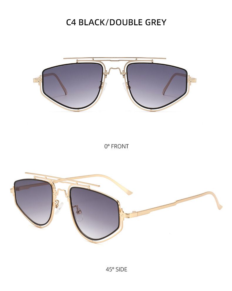 Sunglasses New Style High End Face Showing Small Large Frame Suitable For Square And Round Faces And UV Protection For Men And Women_voghion.com