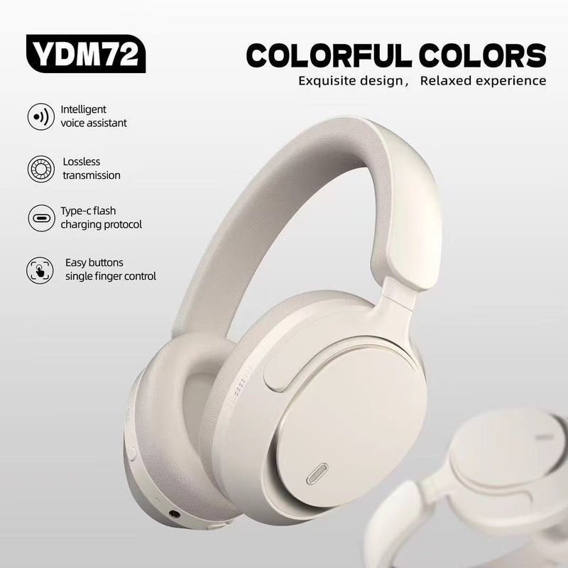 Neues am Kopf befestigtes Bluetooth-Headset, hochwertige Klangqualität auf Goldniveau, Rauschunterdrückung, lange Akkulaufzeit, Handy-Computer-Pass_voghion.com