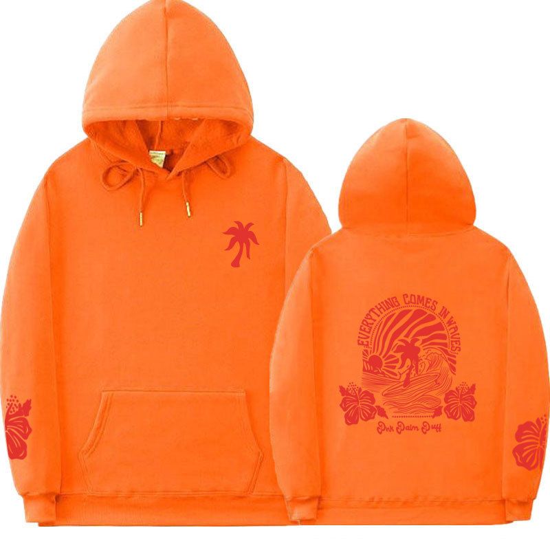 Felpa con cappuccio EVERYTHING COMESIN WAVES CHASING SUNS ETS_voghion.com