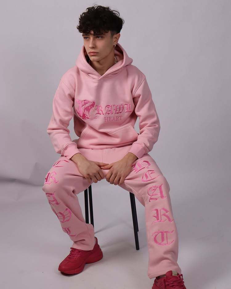 Sudadera deportiva con capucha para hombre, pantalón de dos piezas y traje bordado para hombre y mujer._voghion.com