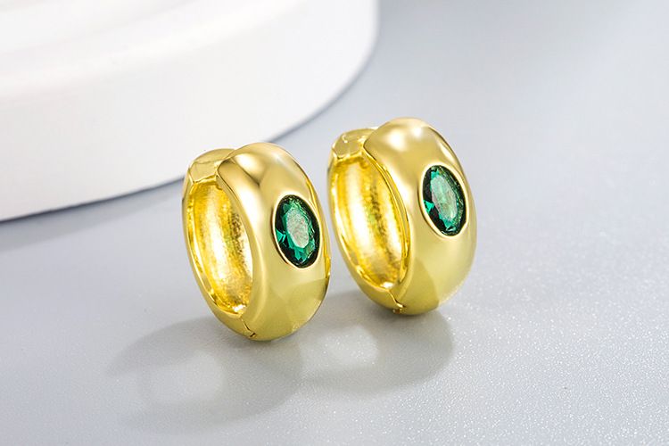 Orecchini a clip in stile freddo di nicchia, design semplice con personalità femminile e temperamento di alta qualità_voghion.com