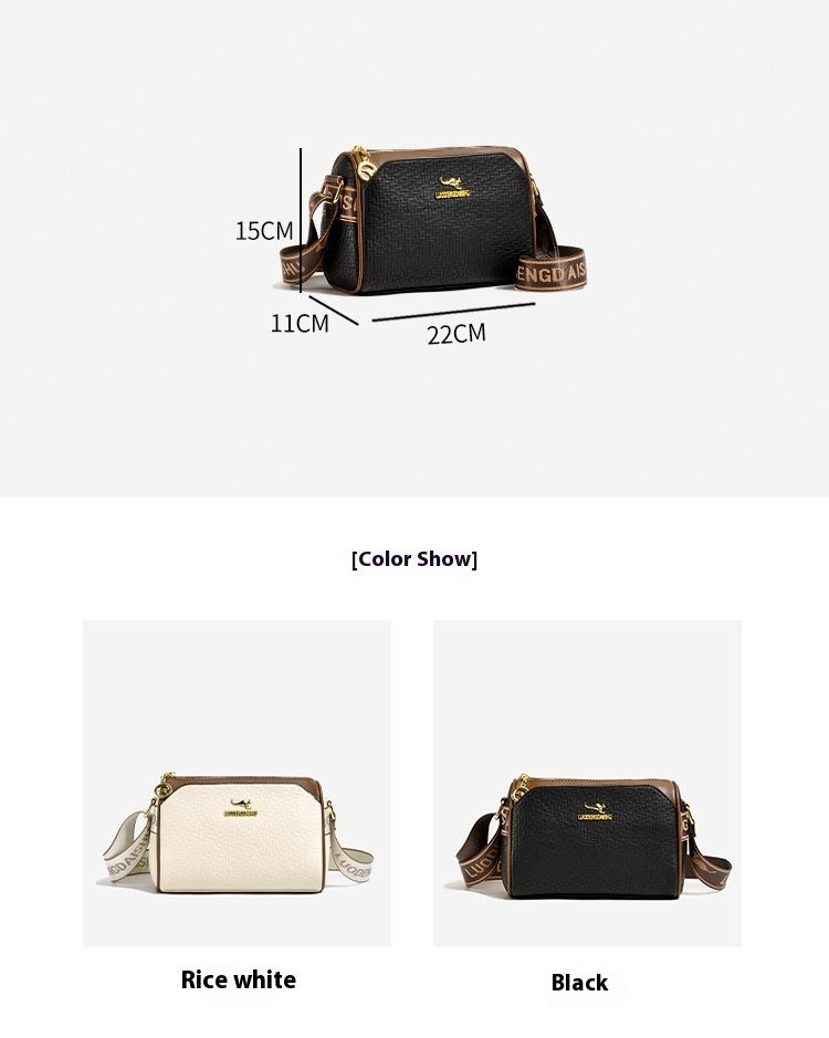 Borsa a tracolla singola con tracolla larga da donna Boston Pillow Casual 2024_voghion.com