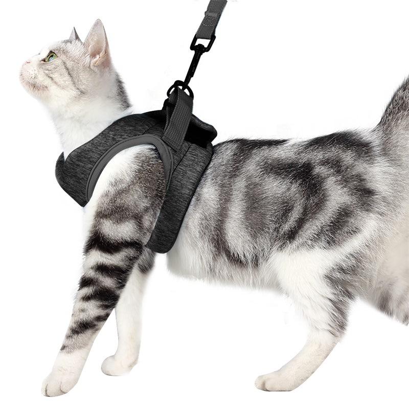 Cat Harness Leash Straps Soft And Comfortable Cat Walking Jacket,Cat Harness And Leash Set_voghion.com