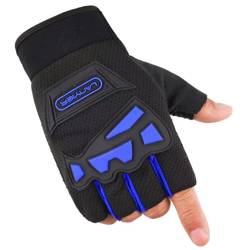 Taktische Halbfingerhandschuhe für Herren, Outdoor-Sport, Fitness, Klettern, rutschfest, verschleißfest, Fahrradhandschuhe, Ausrüstung für den Sommer_voghion.com