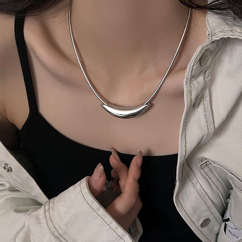 Collana di perle con nappa e spilla a forma di cuore, stile coreano, minimalista, da pendolare, con clavicola, catena per maglione, gioielli di alta qualità_voghion.com