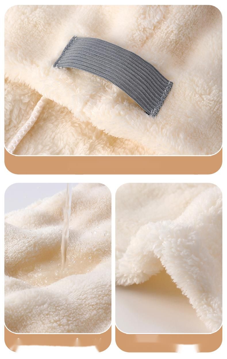 Dry Women, Thickened Super Absorbent Quick-Dry Towel For Head Wrapping, Hair Drying Towel, 2025 New Double-Layer Shower_voghion.com
