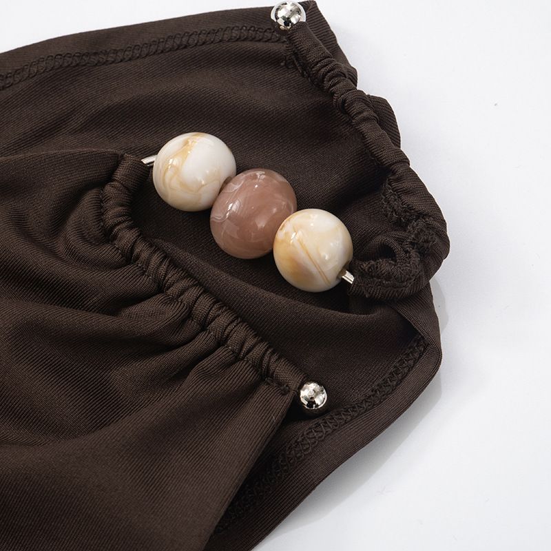 Women's Clothing Spring And Summer New Sexy One Shoulder Navel Baring Vest T Shirt Tops For Women_voghion.com