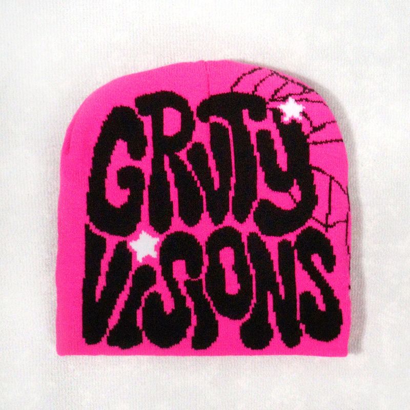 Cappelli da uomo cappelli lavorati a maglia cappelli nuovi stili alla moda lettere inglesi cappelli da uomo e da donna multicolori_voghion.com