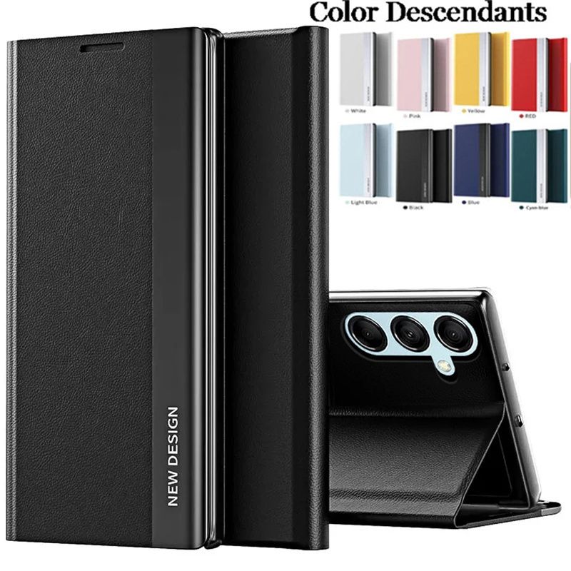 Custodia Flip in Pelle per Samsung Galaxy A55 5G A35 A25 A15 A73 A53 A33 A13 Custodia per Samsung A54 A34 A14 A52 A52S 4G A36 A16 Cover_voghion.com