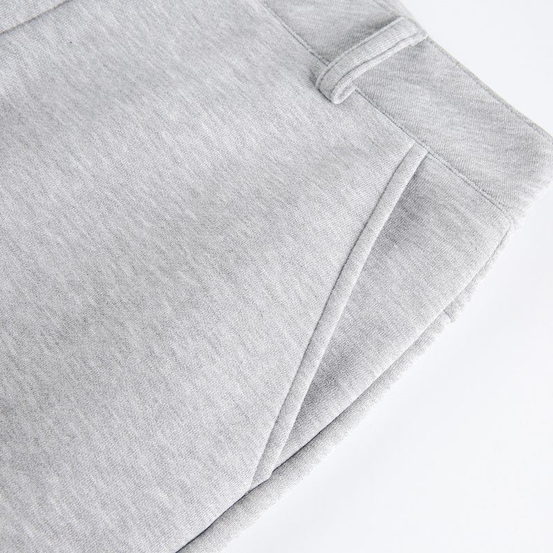 Men's Workwear Style Jogger Set Winter Autumn Multi-Pocket Jacket With Straight Leg Pants Streetwear Casual Outfit Grey_voghion.com