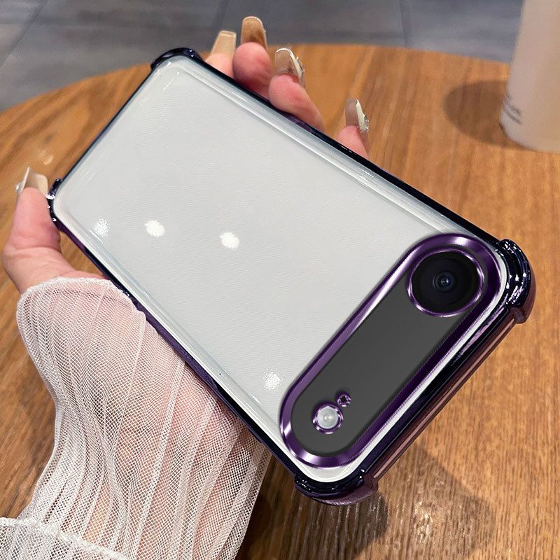 360 Magnetic Bracket For IPhone Apple 17air Mobile Phone Case Transparent Soft Case Men And Women New Trendy_voghion.com