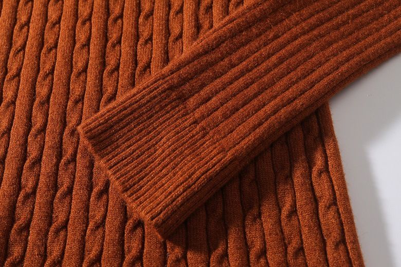 Men's Clothing Autumn And Winter Running Volume Sweater Men's High Collar Pullover New Flower Sweater Casual Knit Sweater Bottom Line Sweater Spot_voghion.com