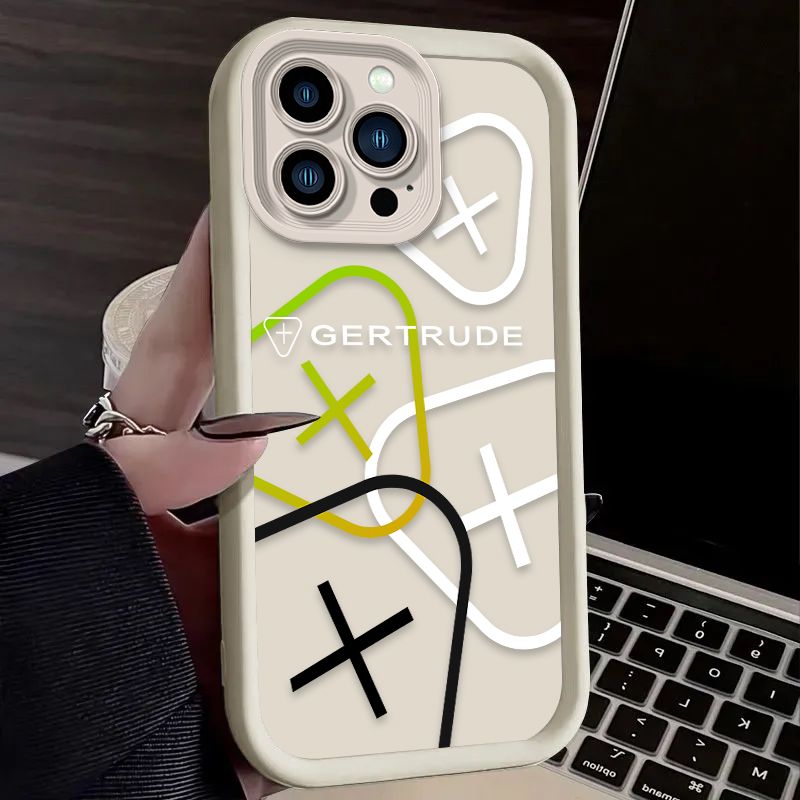 Mode G-Gertrudes Luxus-Hülle für iPhone 14 15 16 13 12 11 Pro Max X XS X S Max XR SE 2020 7 8 Plus Weiche Silikon-Rückseite_voghion.com