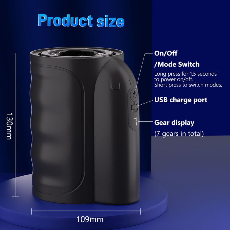 Through The Submarine Aircraft Cup Male Rotating Telescopic Masturbator Cup Electric Mold Sex Toys_voghion.com