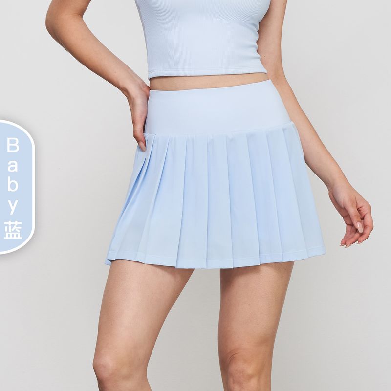 Zestaw ubrań do jogi LazyZoom Baby Blue Series dla kobiet, swobodny strój sportowy, fitness, nagi strój z dopaminą, osobowość_voghion.com