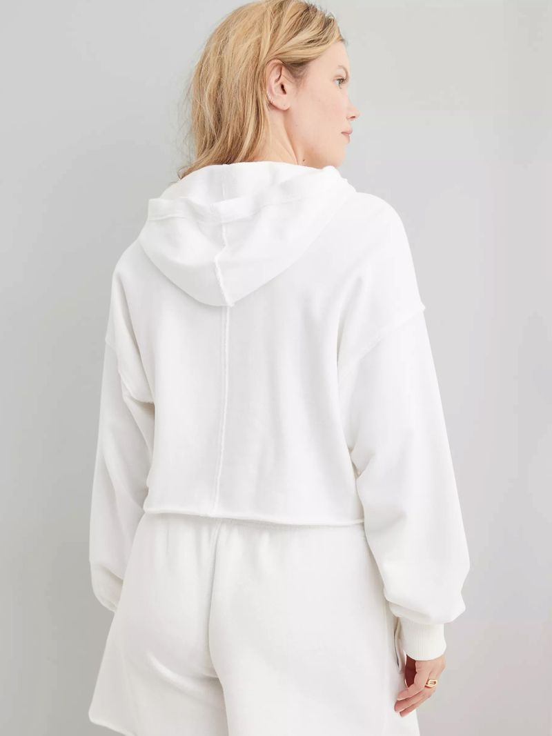 Felpa con cappuccio alla moda e ampia, da donna, in primavera e autunno, con scollo a V, pullover, maniche lunghe_voghion.com