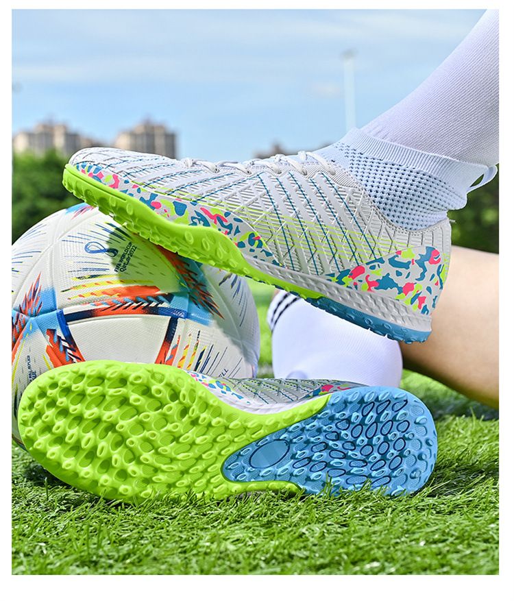 23 grenzüberschreitende Fußballschuhe Fußballschuhe Herren atmungsaktive lange und kurze Spike-Fußballschuhe Jugend-Trainingsschuhe_voghion.com