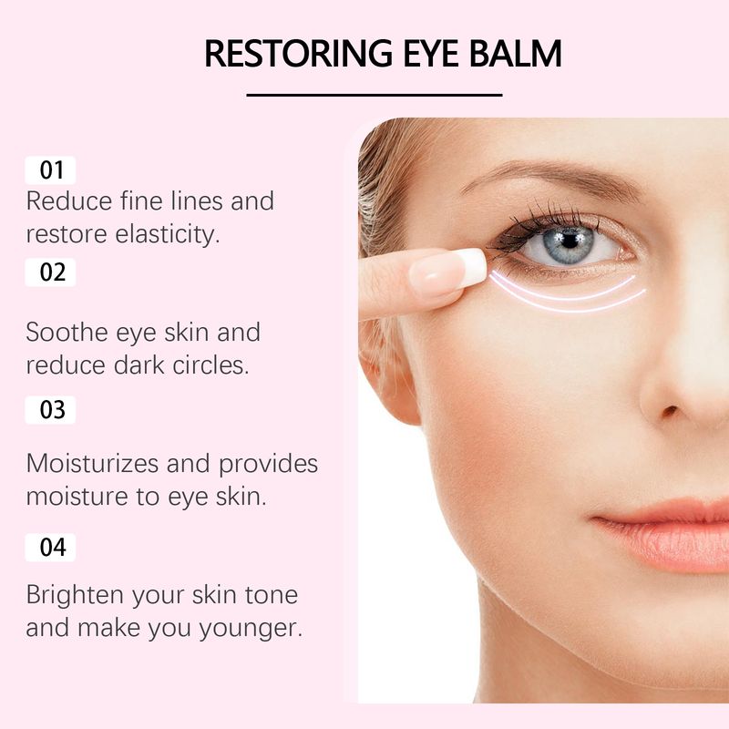 OUHOE Eye Cream Stick Gently Moisturizes Skin, Hydrates And Improves Fine Lines Around Eyes_voghion.com