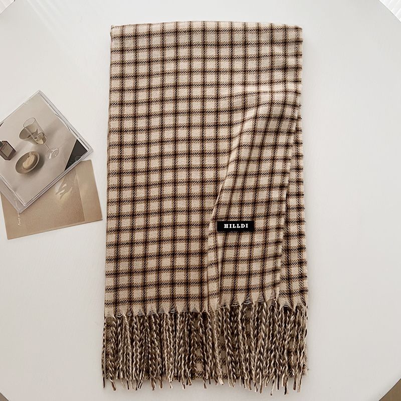 Sciarpe di alta qualità per ragazze, autunno inverno, moda studentesca, scialli versatili per calore e protezione del collo_voghion.com