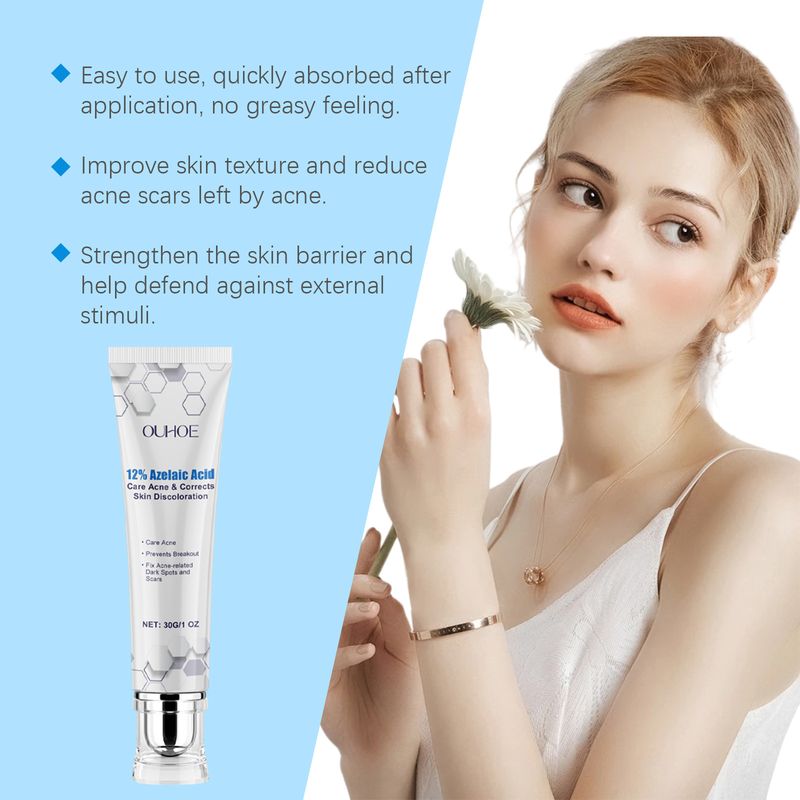 OUHOE Azelainsäure Akne Entfernen Gesicht Creme Ist Sanft, Pflege Für Haut, Feuchtigkeitsspendende, Balancing Öl, Akne_voghion.com