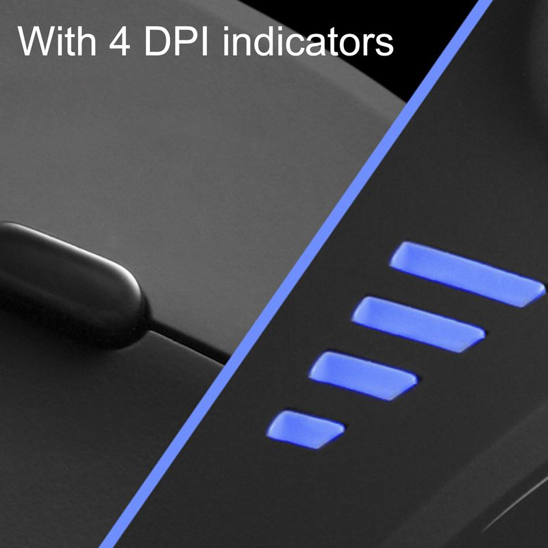 Farfi C18 Vertical Programmable Ergonomic 10000 DPI Adjustable RGB Light Strip USB Optical Gaming Mouse Wired Mice for_voghion.com