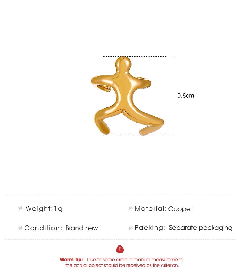 Kreative Ohrclip ohne durchbohrte Ins Style Mode Persönlichkeit Klettern Bösewicht Ohr Knochen Clip weibliche Temperament Ohrringe_voghion.com