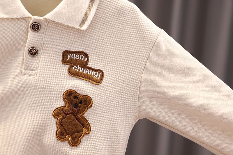 Vêtements pour enfants, vêtements pour bébés, ensemble pull de dessin animé, ensemble deux pièces, costume pour nourrissons de 1 à 4 ans_voghion.com