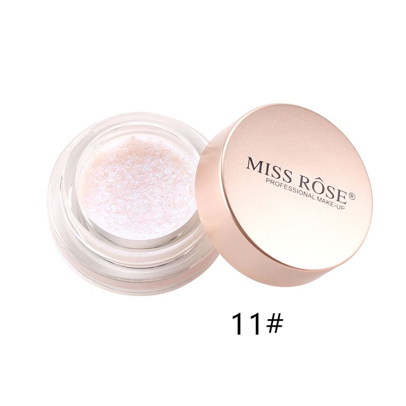 MISS ROSE Ombretto da sirena Glitter Ombretto Jincong colorato Bling Highlight Cream Illuminante viso Glitter liquido_voghion.com