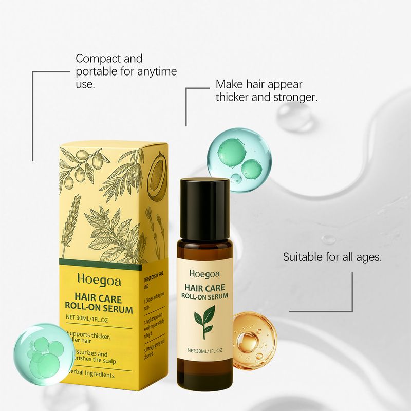 Hoegoa Moisturizing Roll-On Sanfte, nährende, feuchtigkeitsspendende, glatte Essenz zur täglichen Haarpflege_voghion.com