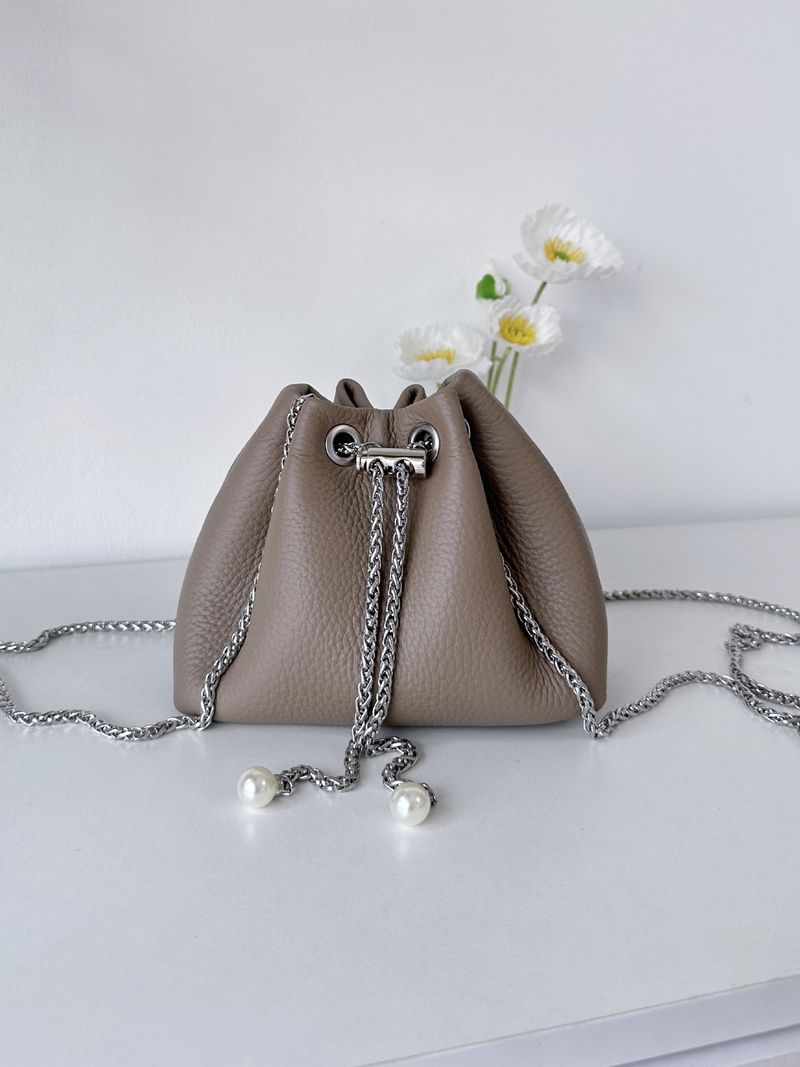 Borsa a secchiello con coulisse da donna, multifunzionale, piccola, alla moda, con aroma di vento_voghion.com