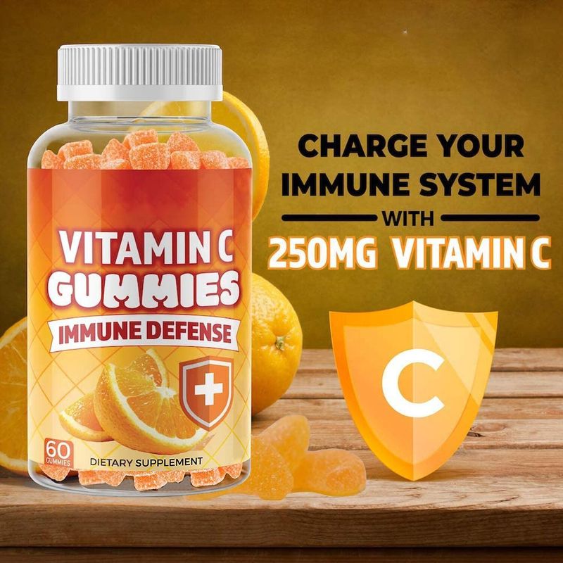 Caramelle gommose morbide al gusto di frutta con vitamina C_voghion.com