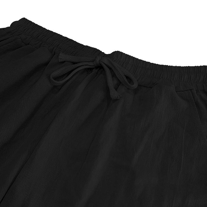 Herrenbekleidung Herrenanzüge Heißer Verkauf Strandhose Leinenhemd Zweiteiliger atmungsaktiver lockerer Trend_voghion.com