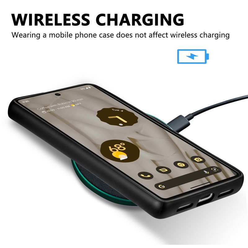 Applicable to Google Pixel8A mobile phone case all-inclusive solid color car magnetic Google Pixel7 Pro case_voghion.com