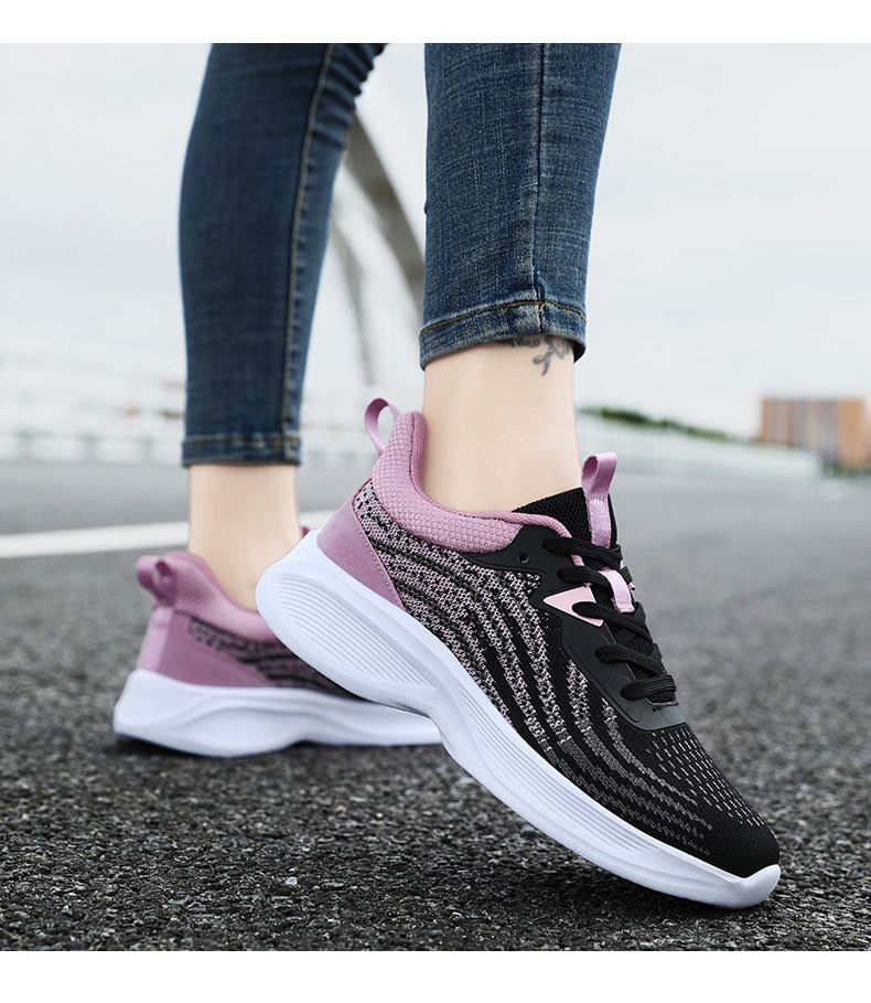 Neue Springseil-Sportschuhe für Damen im Frühjahr und Sommer, weiche Sohlen für Damen, hochelastische Mesh-Oberfläche, lässig und vielseitig_voghion.com