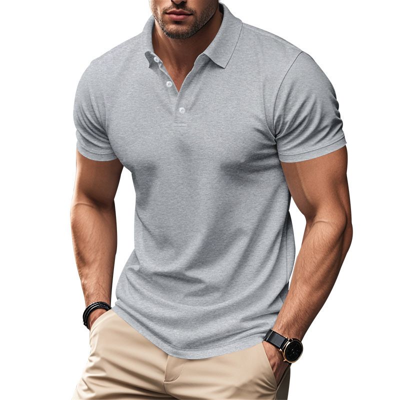 2025d 2025 Summer Men's Polo Shirt Digital 3D Print Fitness Short Sleeve Button Collar_voghion.com