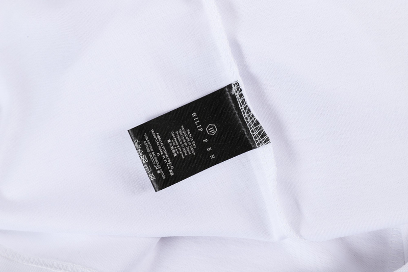 PP Philip Plain Bahar Ve Yaz Kısa Kollu Erkek Yaka T, Egemen Kişilik PP Hot Diamond Rahat Moda Erkek Kısa T_voghion.com