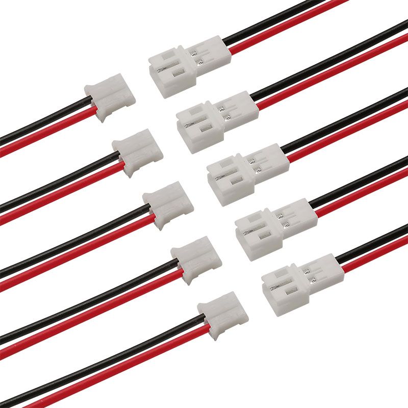 10/5/2 Pairs Small Mini 1.25mm PH2.0 XH2.54 2 Pin Male Female Plug Jack Connector Cable JST 1.25/2.0/2.54 2P Electronic_voghion.com