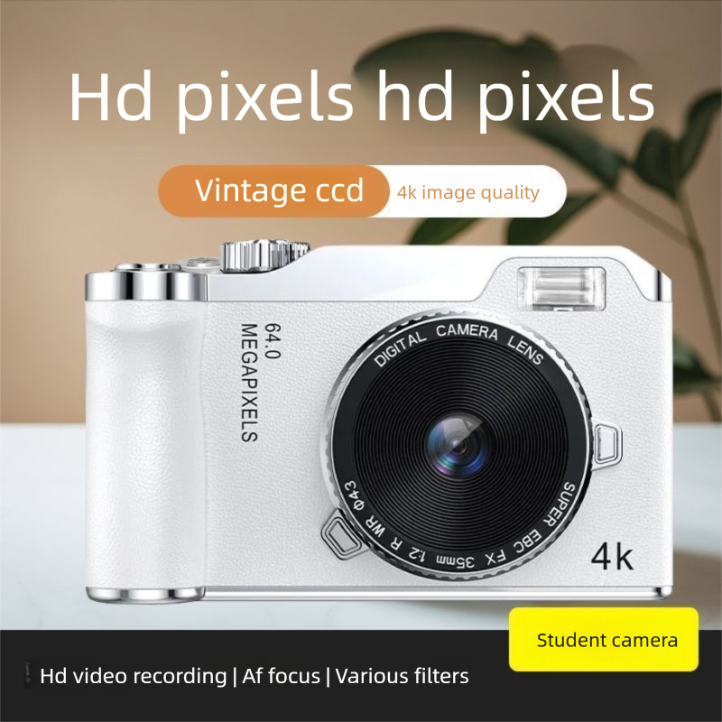 CCD Neue 4K Digital Campus MINI HD High-Pixel-Kamera Geburtstagsgeschenk für Jungen und Mädchen_voghion.com