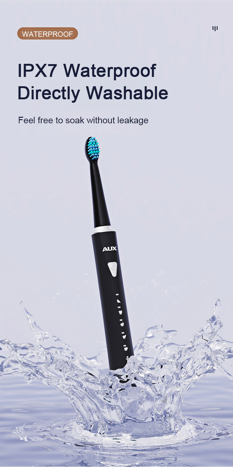 Portable Soft Bristled Ultrasonic Electric Toothbrush XI7 Waterproof Tooth Brush Bathroom Accessories_voghion.com